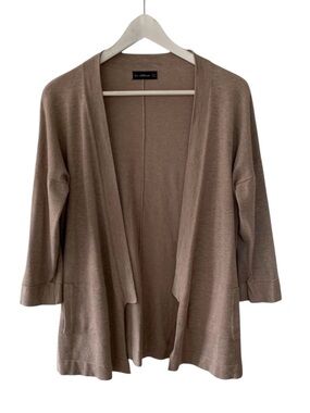 Zara Women’s Knit Lightweight Cardigan Tan Open Front Size Medium